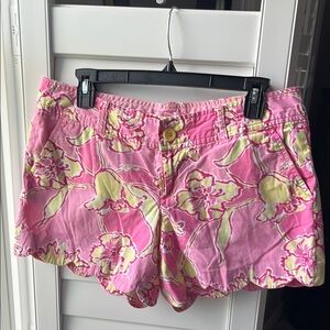 Lilly Pulitzer Pink and Yellow Buttercup with Floral Print